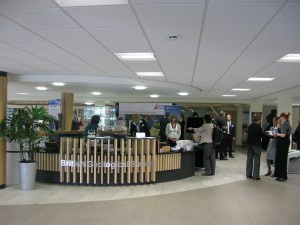 Remodelled main reception, Sir Kingsley Dunham Building, BGS Keyworth