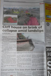 Geology is even big news at the local level!