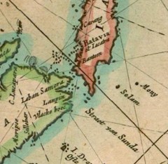 First map of Christmas Island by Pieter Goos, 1866. Source. 