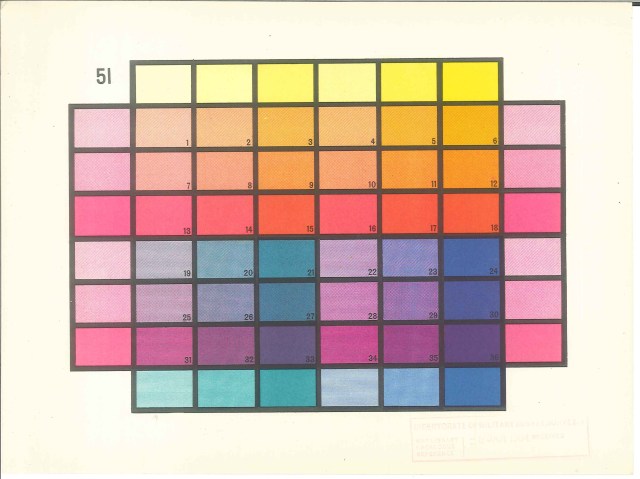 Russian Colour Card 51