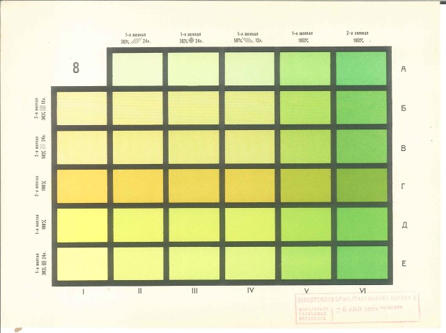 Russian Colour Card 8