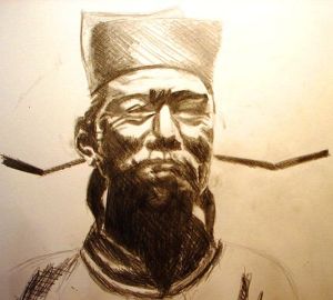An artists impression of Shen Kuo