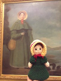 Mary Anning with traditional selfie