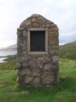 Monument to Peach and Thorne's work, at nearby Inchnadamph
