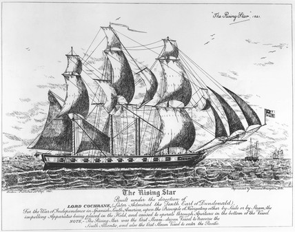 PS Rising Star commissioned by Lord Thomas Cochrane