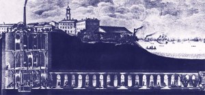 Cross-section of the Thames Tunnel during construction